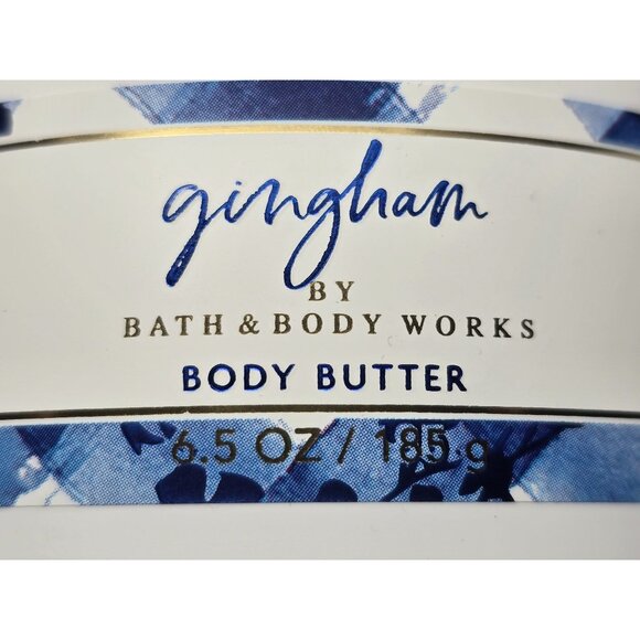 Gingham By Bath & Body Works Body Butter 6.5 Oz With Shea Butter & Cocoa Butter - Picture 2 of 2
